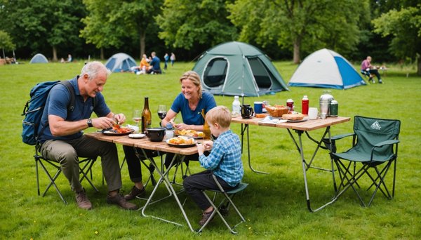 What local foods should you try while camping in the Cotswolds?