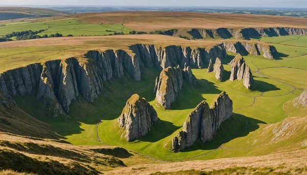 What are the most significant geological formations in the UK, and how can you explore them?